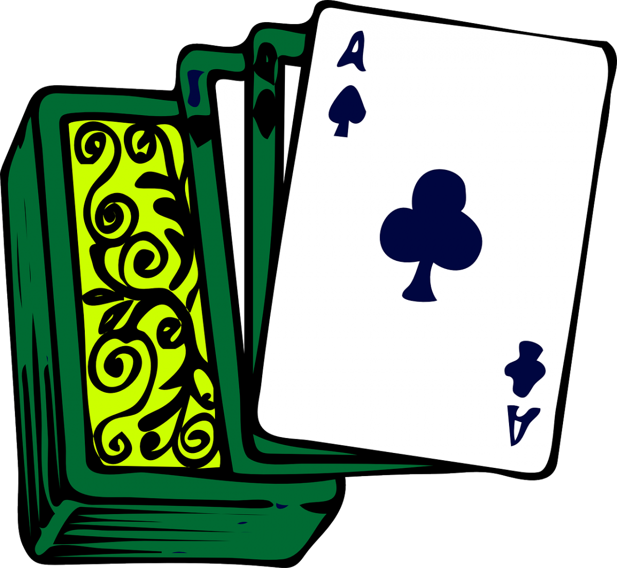 Spill med 6 - 8 kortstokker i American Blackjack